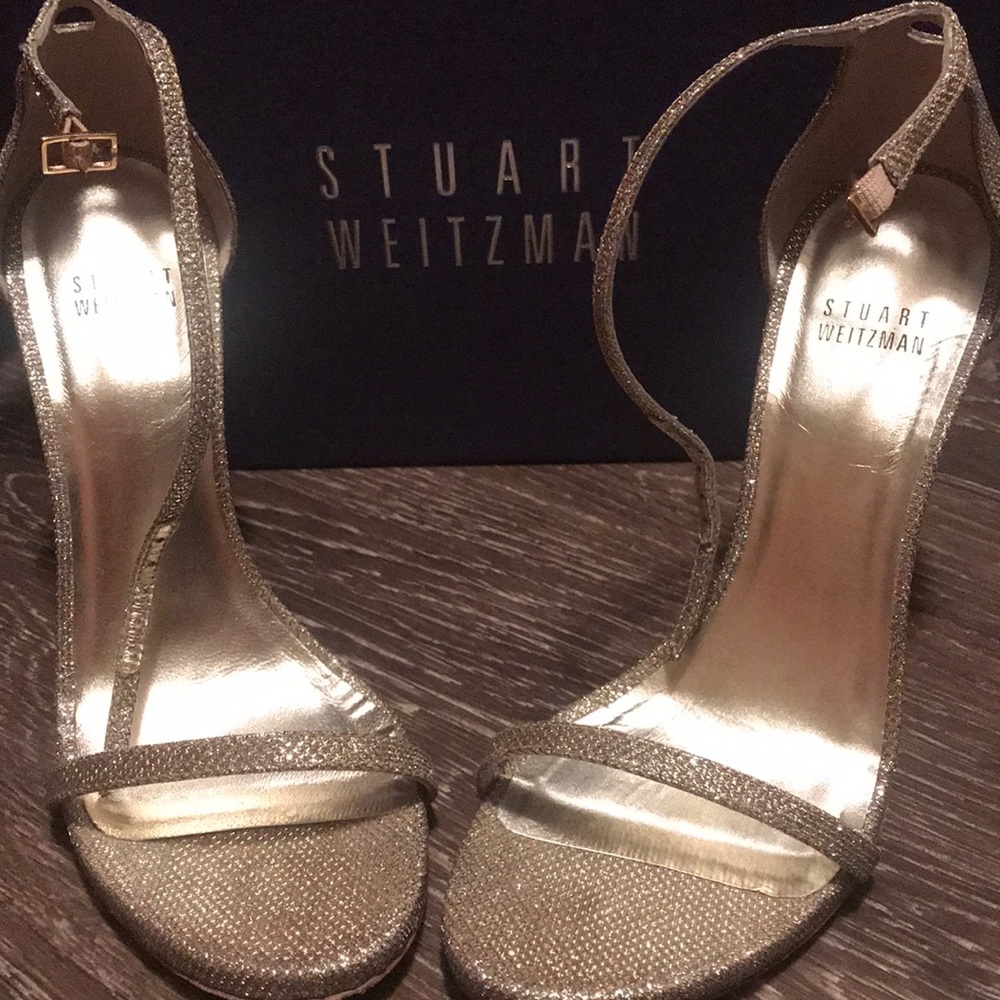 Stuart Weitzman Nudist platinum Noir